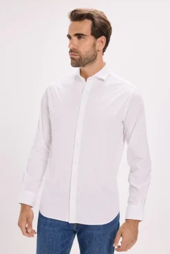 Jack & Jones Camisa slim fit Blanco Outlet