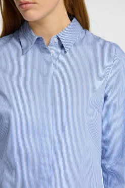 Selected Camisa Slim Fit confeccionada con algodón orgánico Azul Online