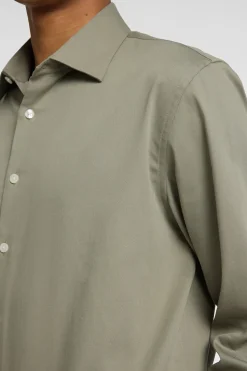 Selected Camisa Slim Fit de vestir Kaki New