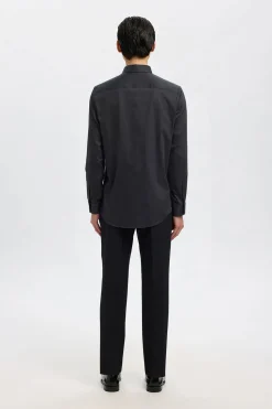 Selected Camisa Slim Fit de vestir Negro Hot