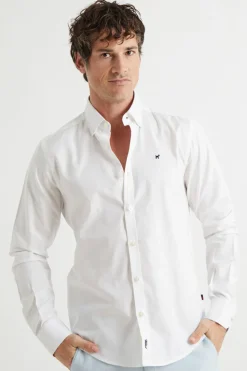 Williot Camisa Slim Fit Oxford Blanco New