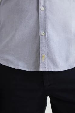 Williot Camisa Slim Fit Oxford Azul marino Outlet