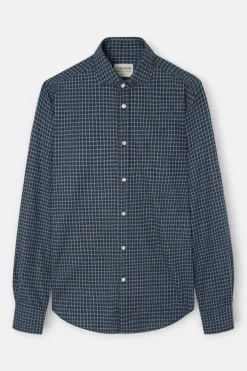 Silbon Camisa sport cuadro Azul oscuro New