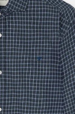 Silbon Camisa sport cuadro Azul oscuro New