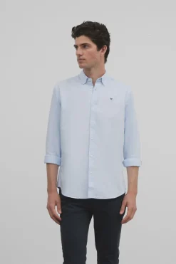 Silbon Camisa sport oxford Azul