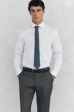 Pedro del Hierro Camisa vestir estructura non iron + antimanchas slim fit Blanco Sale