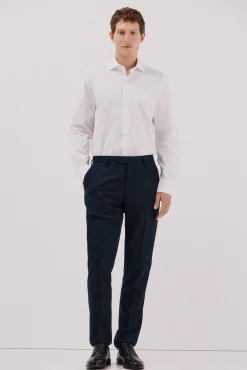 Cortefiel Camisa vestir lisa fácil plancha Blanco Online