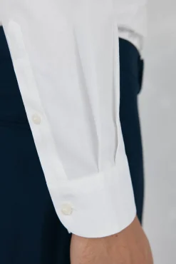 Pedro del Hierro Camisa vestir lisa non iron + antimanchas slim fit Blanco Best