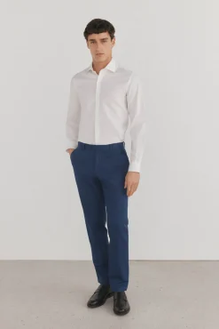 Pedro del Hierro Camisa vestir lisa non iron + antimanchas Blanco