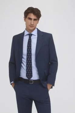 Pedro del Hierro Camisa vestir non iron y antimanchas lisa tailored fit Azul Hot
