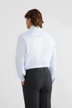 Silbon Camisa vestir puño simple Azul Online