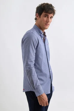 Williot Camisa Vichy Azul marino Outlet