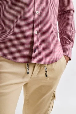 Williot Camisa Vichy Coral Clearance