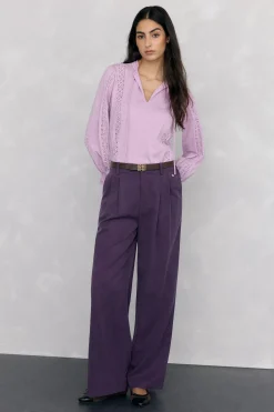 Pedro del Hierro Camiseta abullonada lazo Rosa Sale