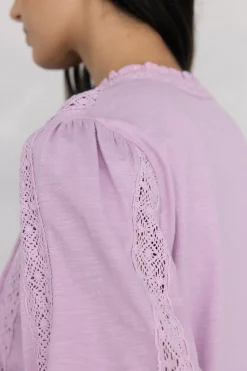 Pedro del Hierro Camiseta abullonada lazo Rosa Sale