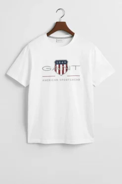 Gant Camiseta Archive Shield Blanco New