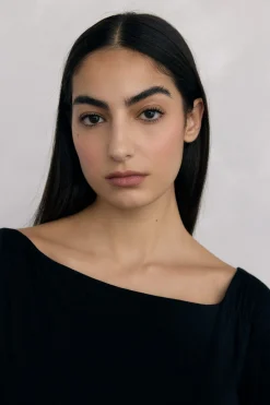 Pedro del Hierro Camiseta asimétrica Negro New