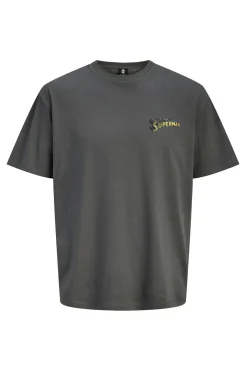 Jack & Jones Camiseta back print gris Sale