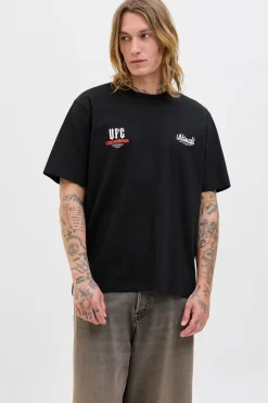 Jack & Jones Camiseta back print negro Best