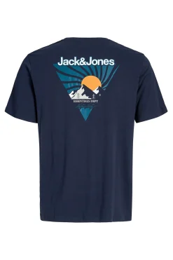Jack & Jones Camiseta back print azul Online