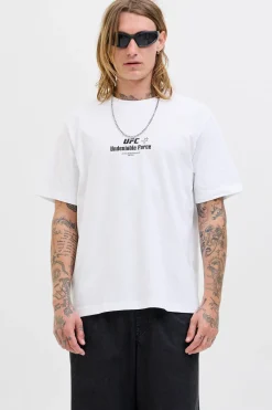 Jack & Jones Camiseta back print blanco Sale
