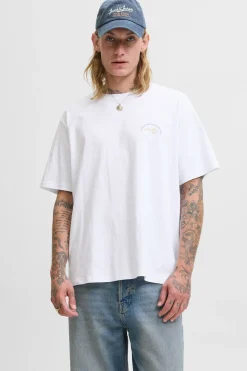 Jack & Jones Camiseta backprint blanco New