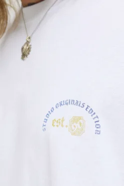 Jack & Jones Camiseta backprint blanco New