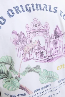 Jack & Jones Camiseta backprint blanco New