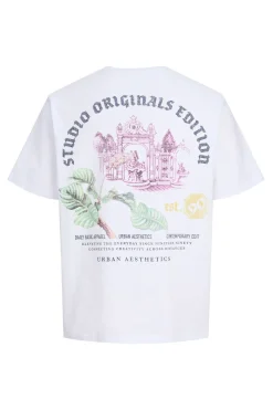 Jack & Jones Camiseta backprint blanco New