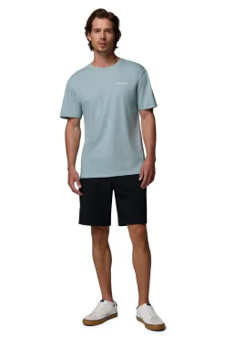 Columbia Camiseta basic logo™ de para hombre Azul Discount