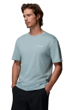 Columbia Camiseta basic logo™ de para hombre Azul Discount