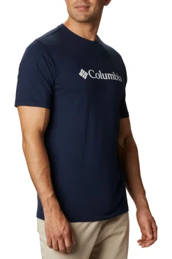 Columbia Camiseta basic logo™ de para hombre Azul marino Outlet