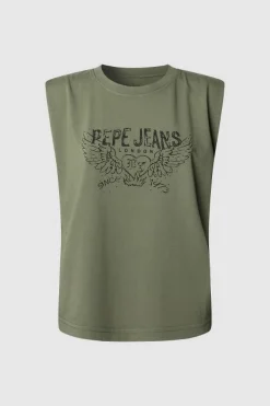 Pepe Jeans Camiseta Bertha kaki Best