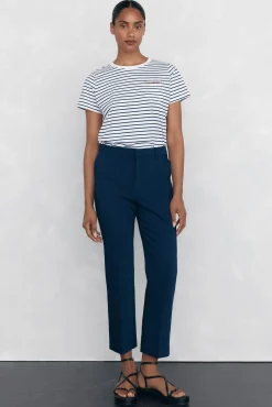 Pedro del Hierro Camiseta bolsillo cadena Azul New