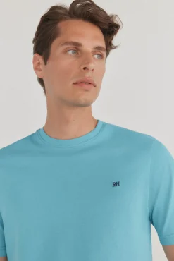 Pedro del Hierro Camiseta básica Turquesa New