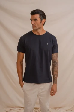 Celopman Camiseta Básica azul Sale