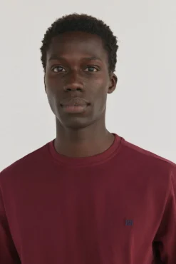 Pedro del Hierro Camiseta básica Burdeos Sale