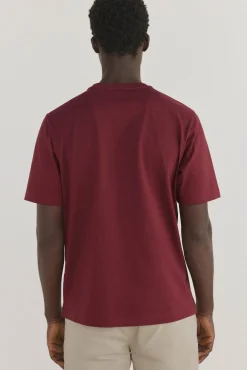 Pedro del Hierro Camiseta básica Burdeos Sale