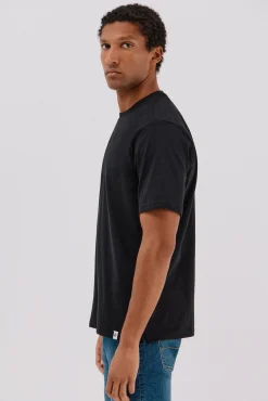 Cortefiel Camiseta básica Negro Sale