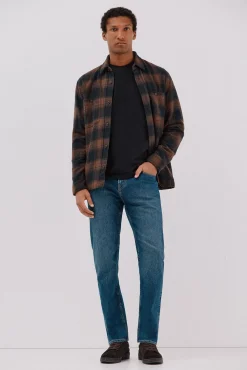 Cortefiel Camiseta básica Negro Sale