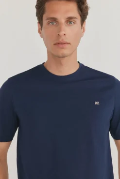 Pedro del Hierro Camiseta básica Azul Outlet
