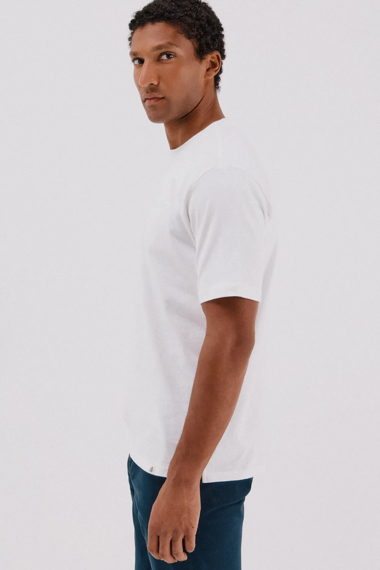 Cortefiel Camiseta básica Blanco