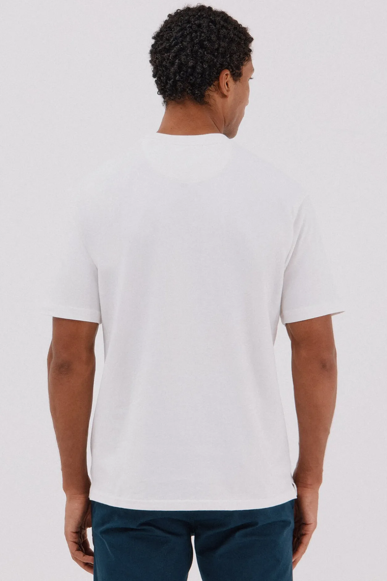 Cortefiel Camiseta básica Blanco