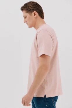 Cortefiel Camiseta básica Rosa Online