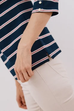 Cortefiel Camiseta básica barco Multicolor Sale