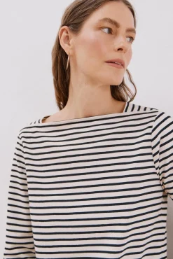 Cortefiel Camiseta básica barco Estampado blanco Clearance