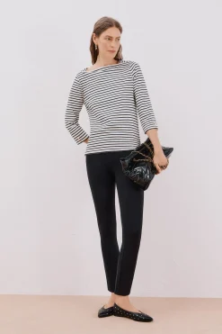 Cortefiel Camiseta básica barco Estampado blanco Clearance