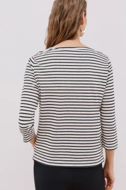 Cortefiel Camiseta básica barco Estampado blanco Clearance