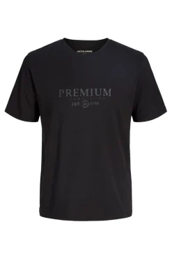 Jack & Jones Camiseta básica con logo Negro Discount