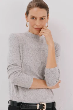 Cortefiel Camiseta básica cuello perkins Gris Discount